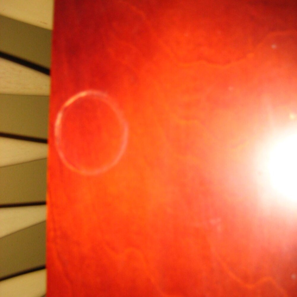 Elegant Red Wood Jewelry Cabinet with Glass Doors - Picture 3 of 9